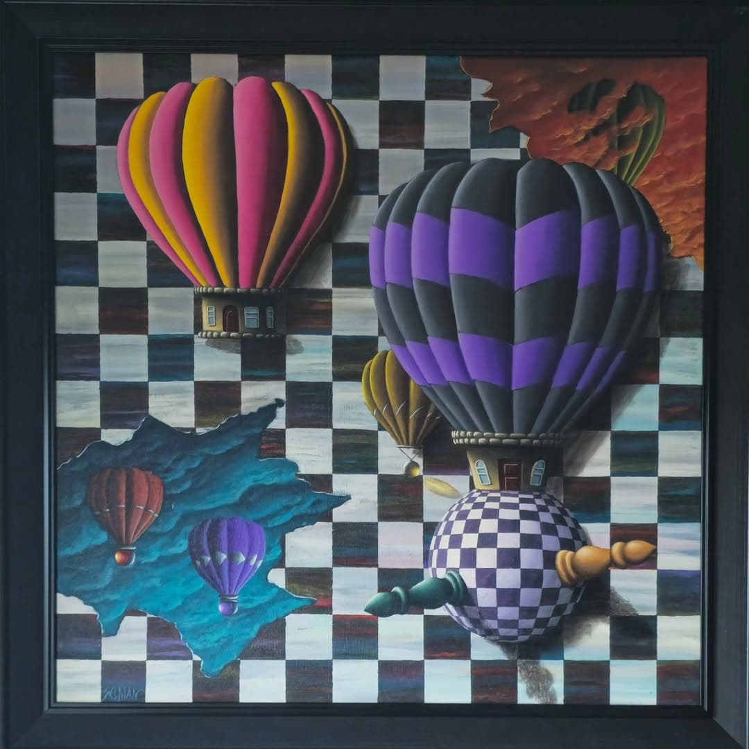 Checkered Skies by Selman Altun